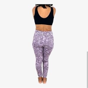 Kyodan Leggings Purple Floral B5
